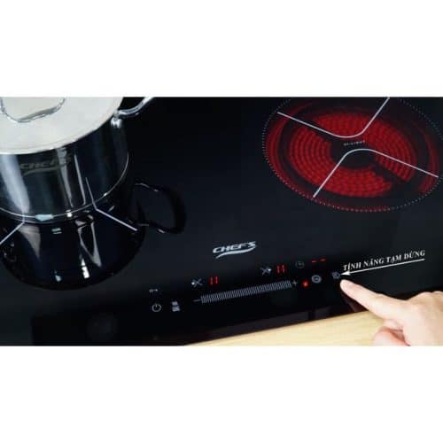 Bảng điều khiển Bếp điện từ hỗn hợp Chefs EH-MIX366/P