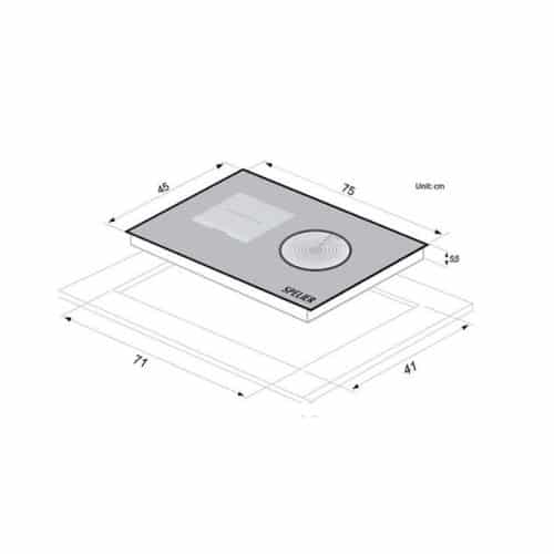 Bếp điện từ Spelier SPE-HC928 EG 5 Kích thước của Bếp điện từ Spelier SPE-HC928 EG