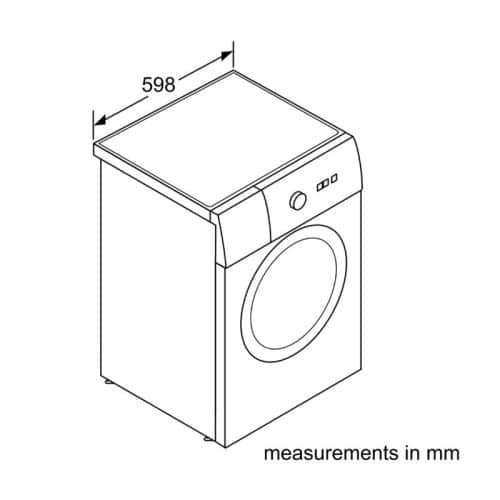 Máy giặt Bosch WAT28660EE 3 Kích thước máy giặt Bosch WAT28660EE