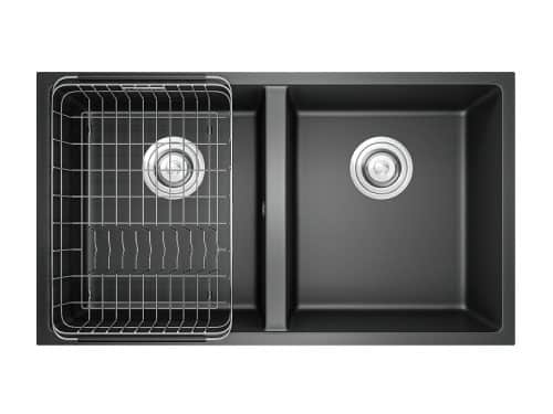 Chậu rửa bát Konox Granite Sink Veloci 760D – Black