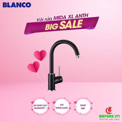 Vòi rửa bát Blanco MIDA XL Anth