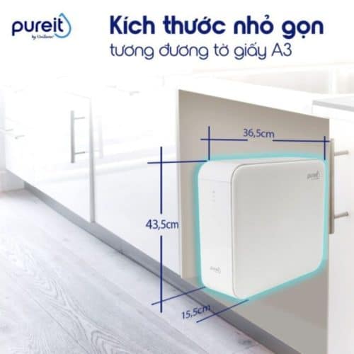 Kích thước Máy lọc nước Unilever Pureit Delica UR5840