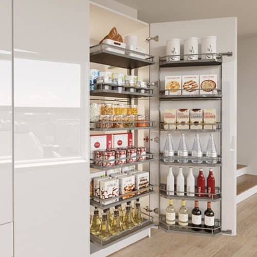 Ảnh thực tế Tủ đồ khô Hafele Kosmo Kara Swing 548.65.842