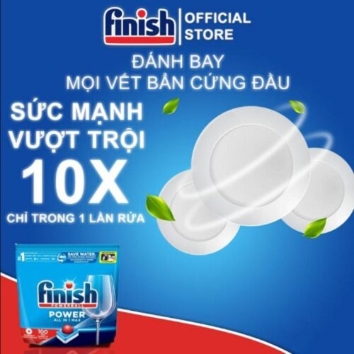 Ảnh viên rửa bát Finish AIO Max 100 viên