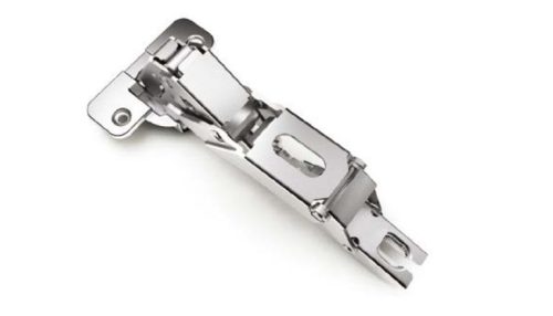 Bản lề trùm nửa Metalla A 155° cho cửa gỗ dày Hafele 311.93.552