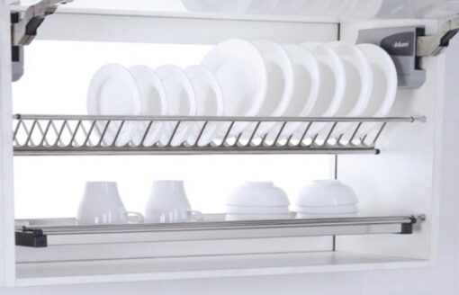 giá bát đĩa cố định dạng chữ V Inox 201 Eurogold EU01080