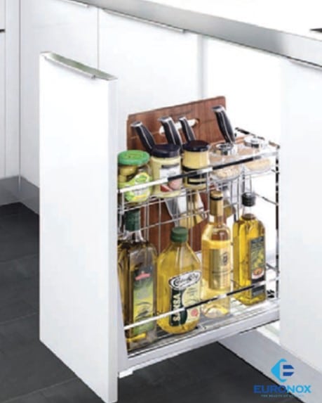 Giá dao thớt chai lọ đa năng nan dẹt Euronox EU2.25.304