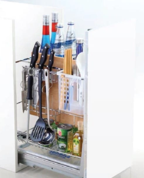 Giá dao thớt chai lọ đa năng nan vuông Euronox EU8.30