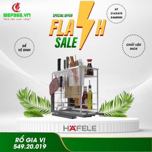 Bộ đựng dao thớt chai lọ Sonata 350mm Hafele 549.20.019