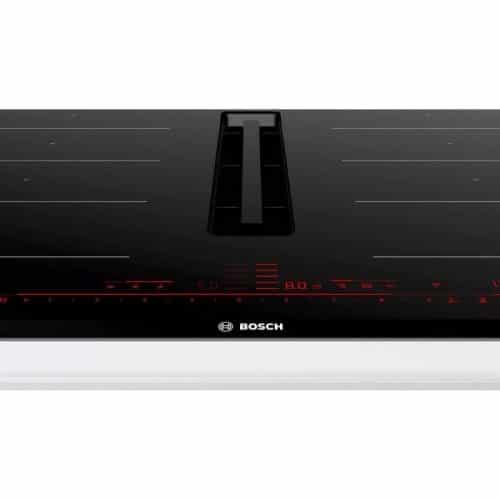 Bảng điều khiển bếp từ 4 vùng nấu kết hợp hút mùi Bosch PXX875D67E