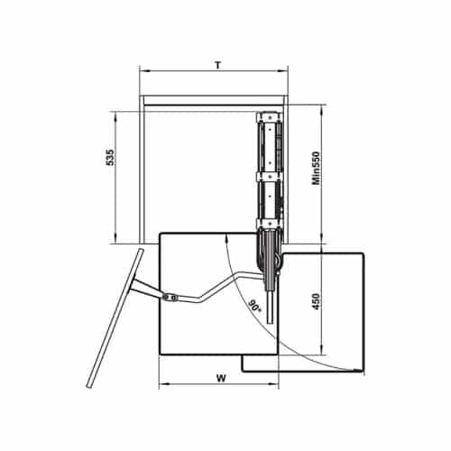 Bộ rổ xoay Hafele Kara Vario 595.82.805 6 tầng