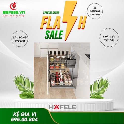 Bộ rổ gia vị dao thớt Hafele Omero 595.00.804