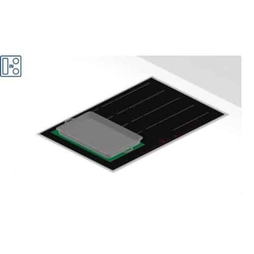 Tính năng bếp từ 4 vùng nấu kết hợp hút mùi Bosch PXX875D67E