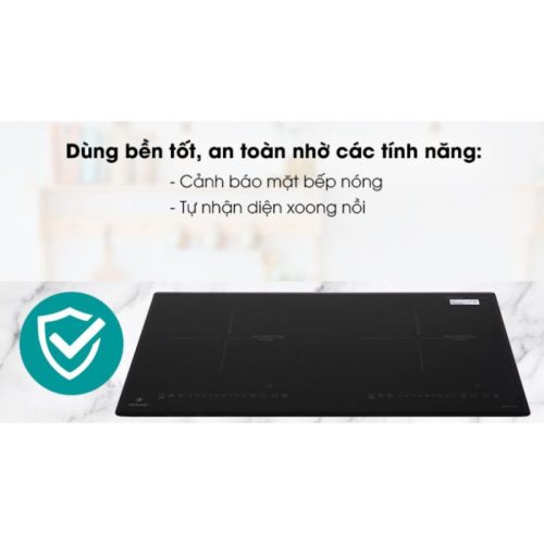 Tính năng bếp từ kết hợp hồng ngoại Pramie PRTH-2109 2 vùng nấu lắp âm