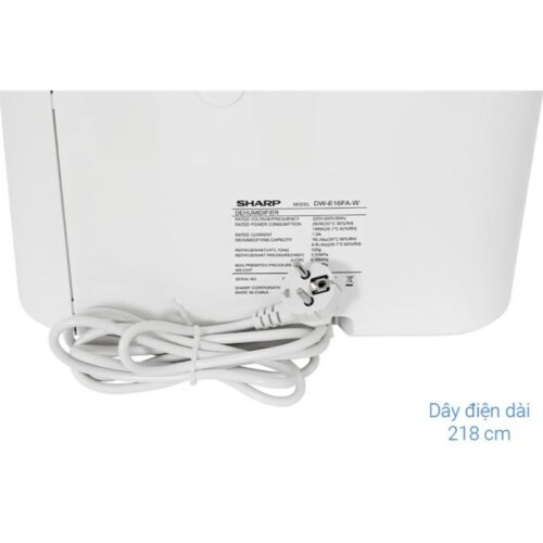 day dien may loc khong khi va hut am sharp dw e16fa w