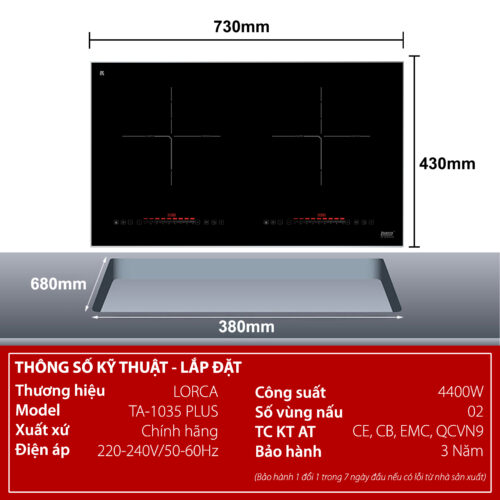 kich thuoc bep tu doi lorca ta 1035 plus