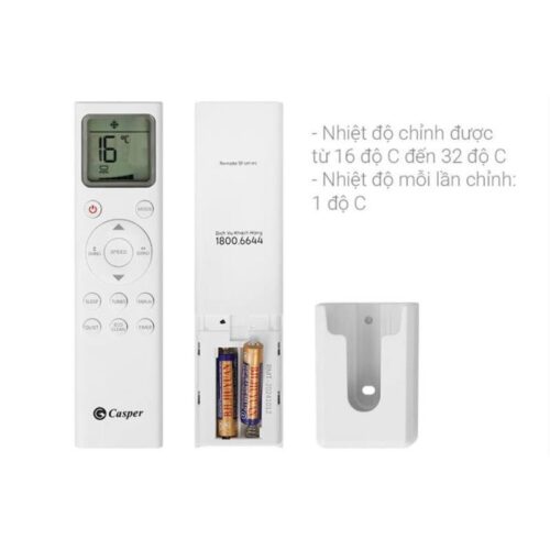 dieu khien may lanh casper 1 5 hp sc 12fb36a