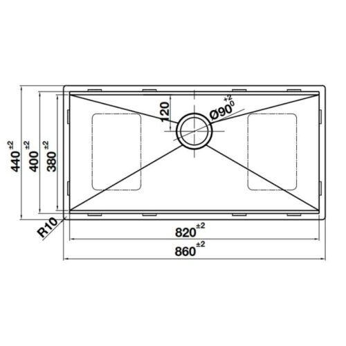 kich thuoc chau rua bat inox 1 ho hafele 567 24 477
